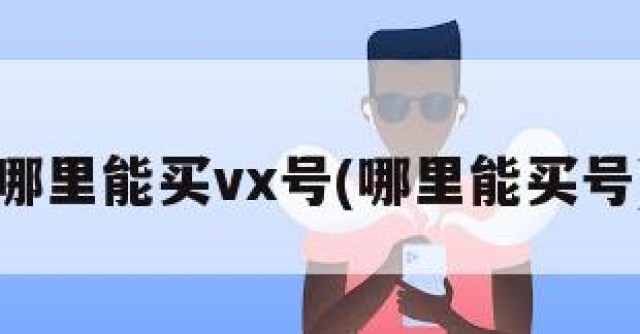 哪里能买vx号(哪里能买号)